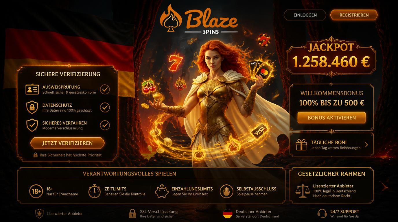 Blazespins Casino Review für Spieler aus Deutschland